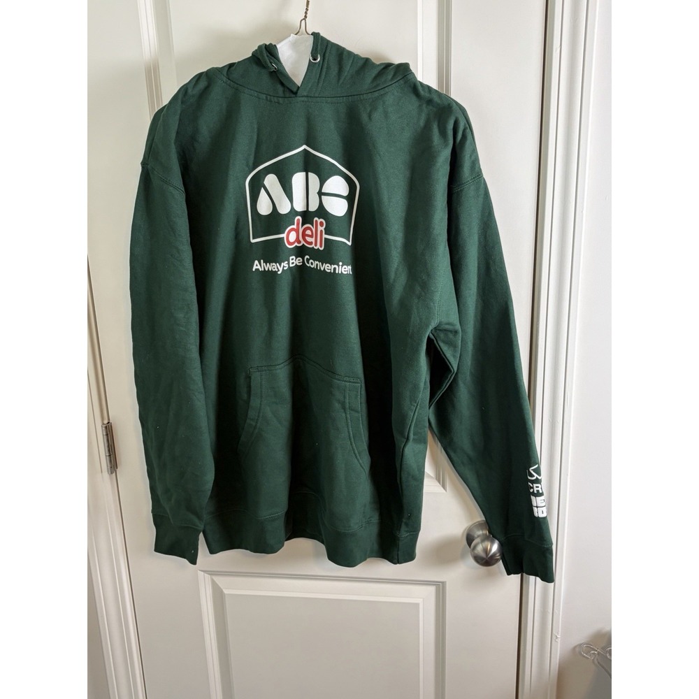 Deli Boys Crew Hoodie, Green, Size X-Large